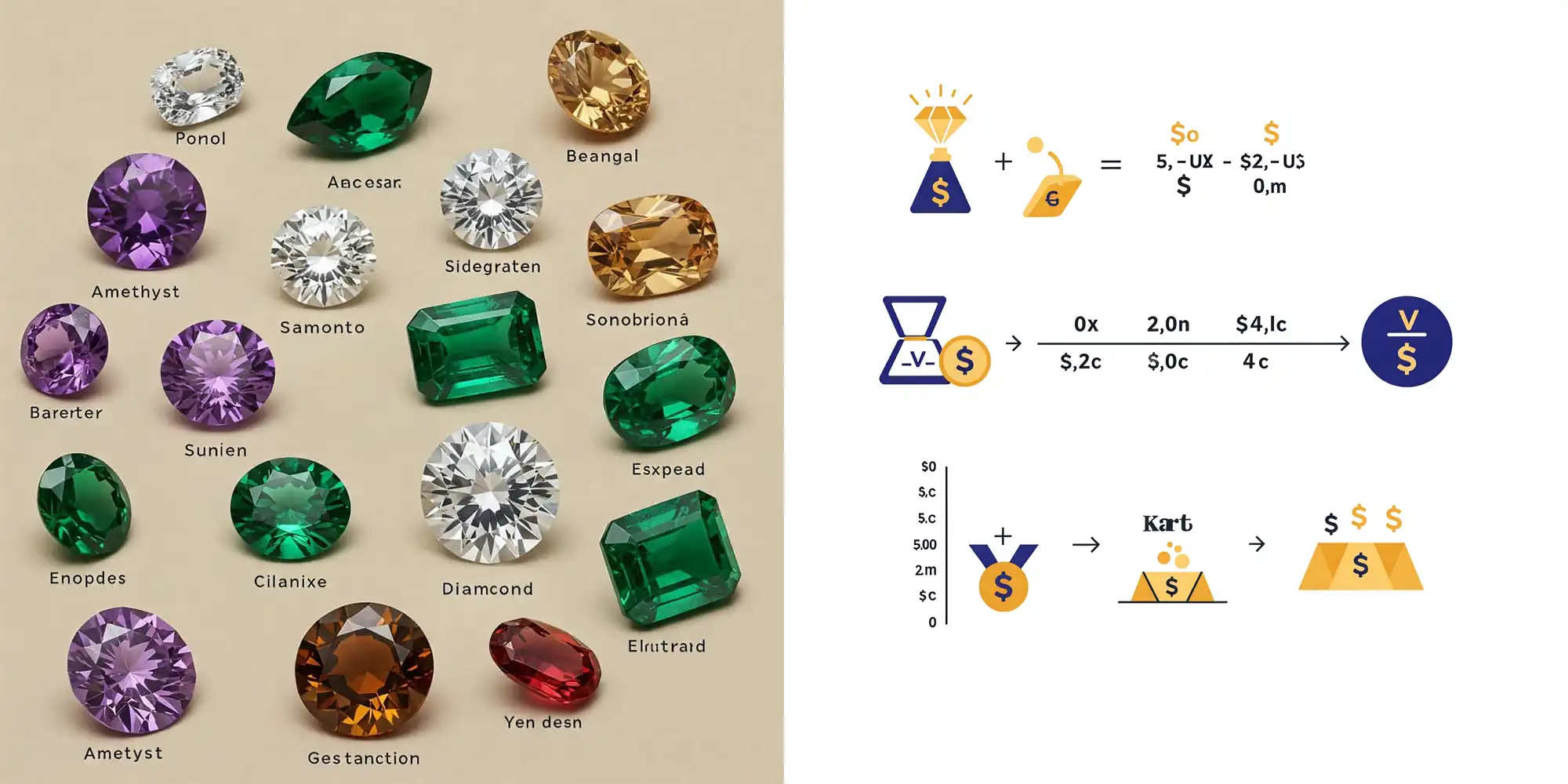نحوه محاسبه قیمت طلا و جواهر هنگام خرید