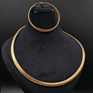 ست گردنبند و دستبند ماری طرح ایتالیایی