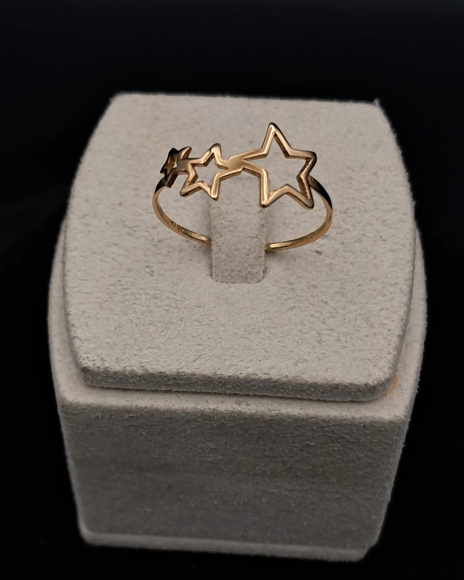 انگشتر مینیمال 3ستاره