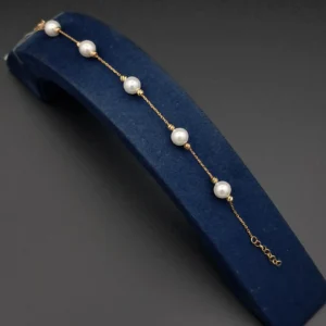 دستبند 5 تکه مروارید