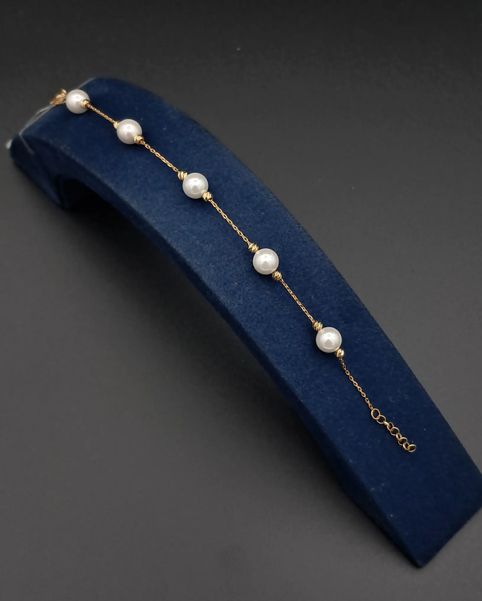 دستبند 5 تکه مروارید