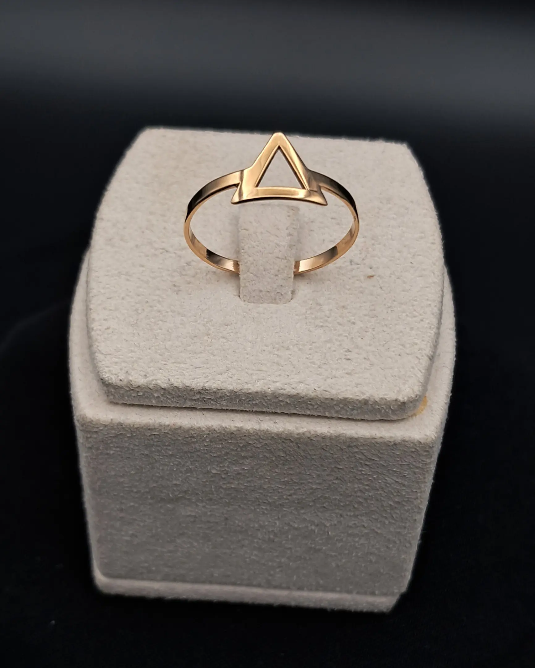 انگشتر مینیمال مثلث