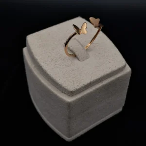 انگشتر مینیمال پروانه